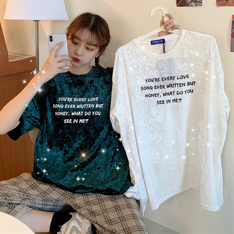[Order] áo nhung nữ kèm ảnh thật