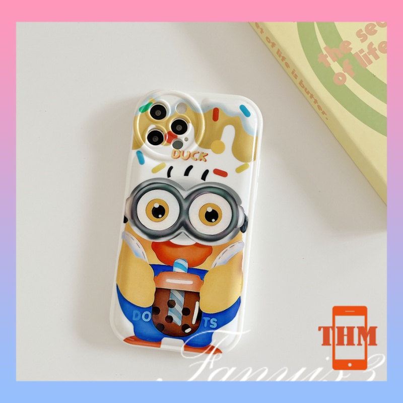 Ốp Điện Thoại Hình Chú Gà Con Màu Vàng Cho Iphone6 6splus 7 7plus 8 8plus XR x xs 12 11 pro max plus 13 promax-5011