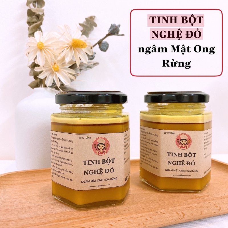 Tinh Bột Nghệ Đỏ ngâm mật ong