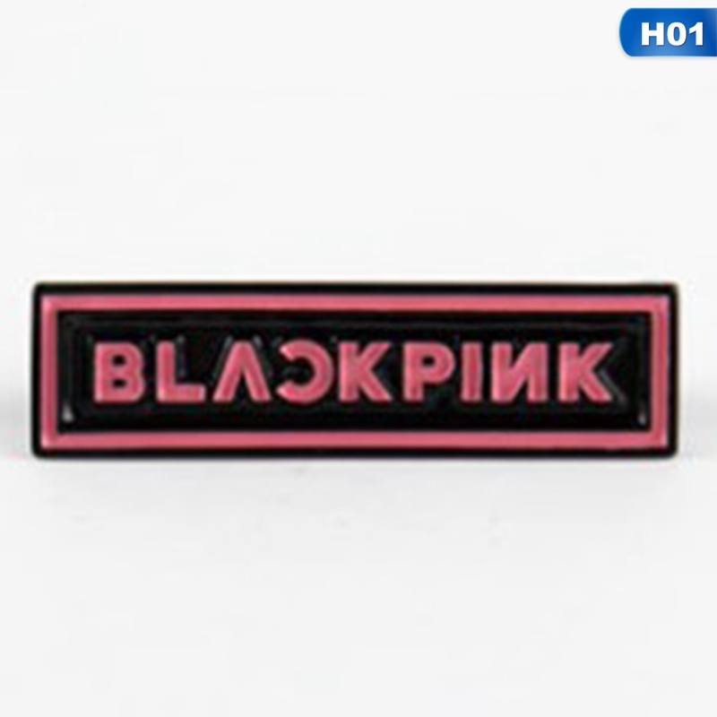 Ghim cài áo trang trí phong cách nhóm nhạc Kpop Blackpink dành cho fan