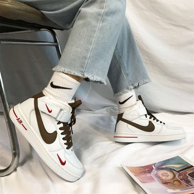 [ Mã 66CBSALE giảm 30K đơn 200K] Giày Thể Thao Air Force No.1 Cổ Cao Sành Điệu Thời Trang Phong Cách Hàn Quốc | BigBuy360 - bigbuy360.vn
