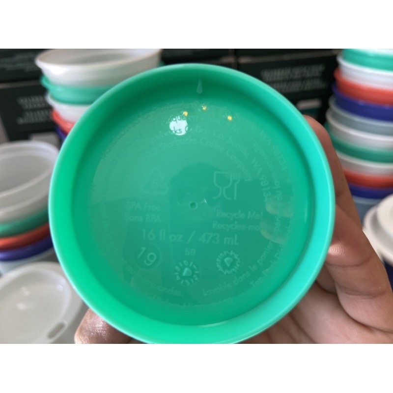 SALE thanh lý Ly nhựa cứng cao cấp Starbuck USA - Hot Cup 6 màu chuyên đựng thức uống nóng