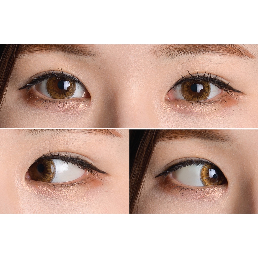 [1 𝑪𝑯𝑰𝑬̂́𝑪] Lens 1 Năm Màu Vàng Hổ Phách Skinny Brown ANN365 Hàn Quốc Cho Mắt Nhạy Cảm