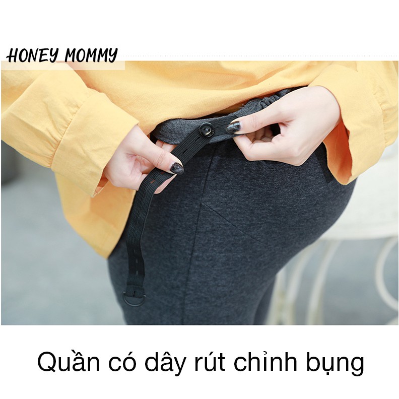 Quần bầu legging cạp cao đủ size 40 - 85kg HX4602 Honey Mommy 💝 '