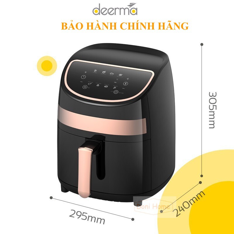 [CHÍNH HÃNG] NỒI CHIÊN KHÔNG DẦU Xiaomi Deerma KZ100 - BẢO HÀNH 12 THÁNG