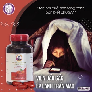 Viên dầu gấc ép lạnh Trần Mao- Sáng mắt,bổ não