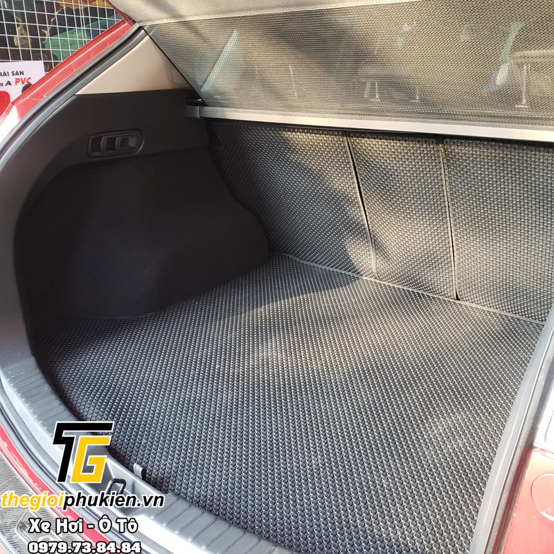 Bộ lót cốp và lưng hàng ghế Mazda CX5, CX-5 2018-2020 thương hiệu Kata