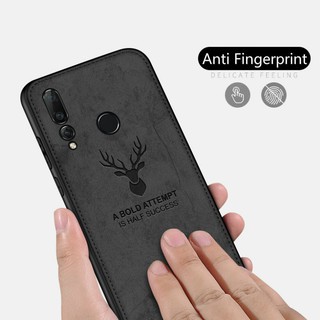 Ốp điện thoại phối da mặt nhám họa tiết đầu nai 3D chống sốc cho IPhone 6 6s 7 8 plus 11 pro xs max xr | BigBuy360 - bigbuy360.vn