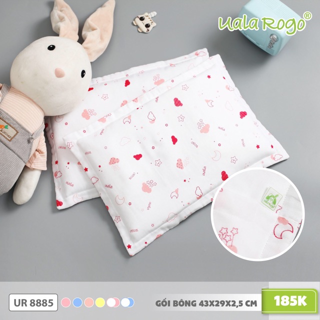 Gối bông xô bé trai / bé gái Uala & Rogo [ babyboo]