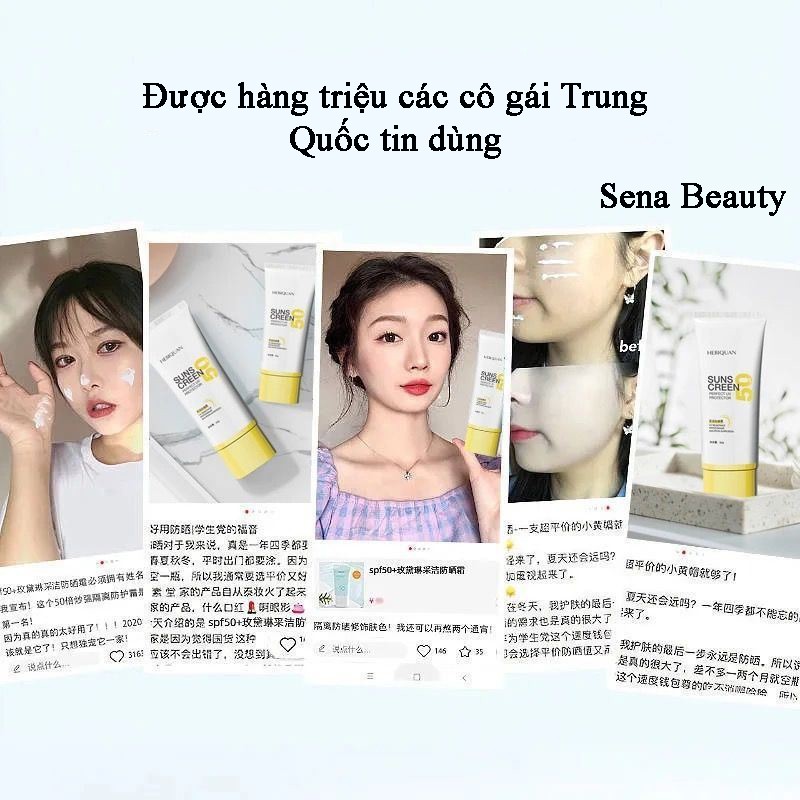 Kem Chống Nắng Vật Lý Hebiquan Sunscreen Perfect UV Protector SPF50 | BigBuy360 - bigbuy360.vn