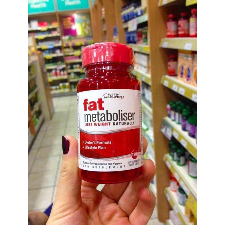 Viên uống giảm mỡ nội tạng Fat Metaboliser Holland & Barrett Shopee