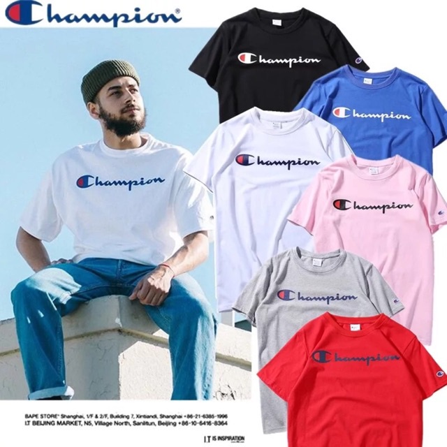 Áo thun Champion nam nữ