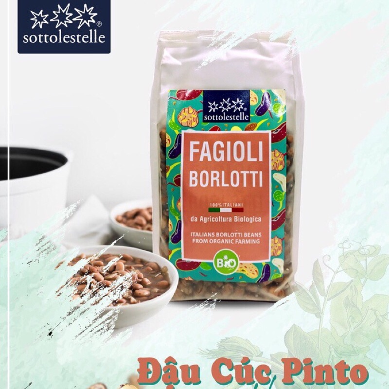 Đậu cúc Pinto hữu cơ Sottolestelle 400g