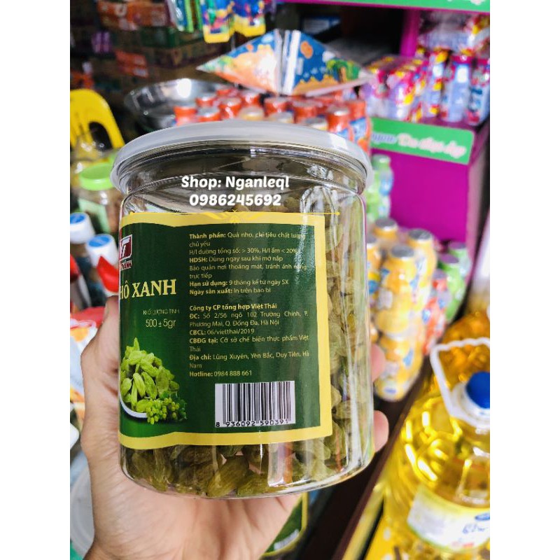 Nho Khô Hà Thành hộp 500g