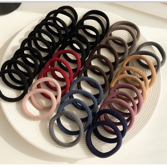 Dây Buộc Tóc Cao Su Co Giãn Tốt Thiết Kế Đơn Giản Thời Trang Mùa Hè Xinh Xắn Cho Nữ