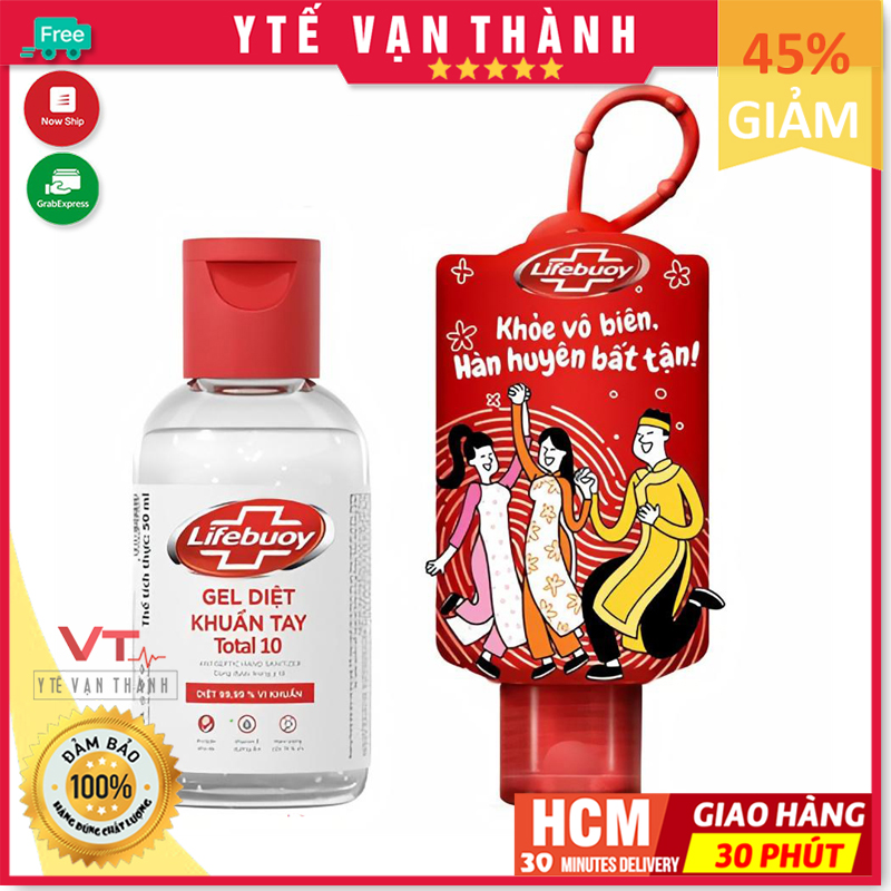 ✅ [HÀNG CÓ SẴN!!!] Gel Rửa Tay Khô- Lifebuoy (VỎ TẾT 50ml), Bảo Vệ Vượt Trội 10, Sát Khuẩn Lifebouy Lifeboy -VT0596