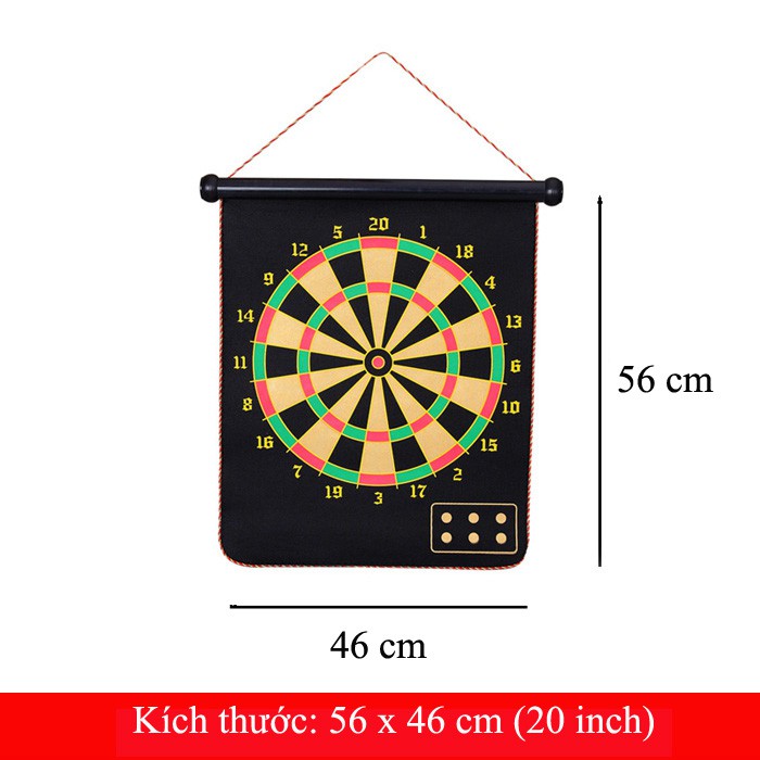 Bảng Phóng Phi Tiêu Nam Châm 17inch