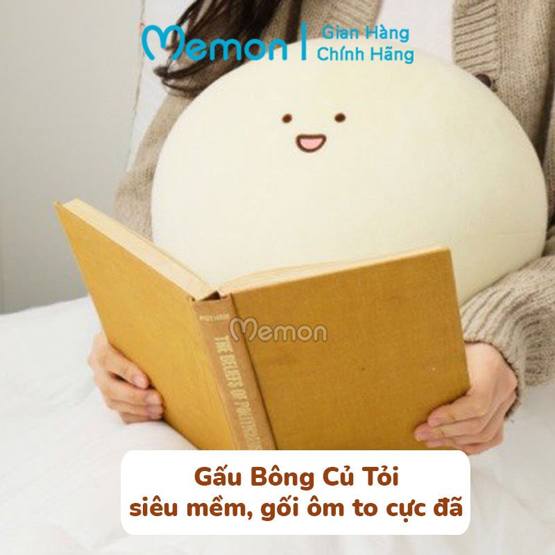 Gấu Bông Củ Tỏi Baby Dùng Làm Gối Ôm Cao Cấp Memon