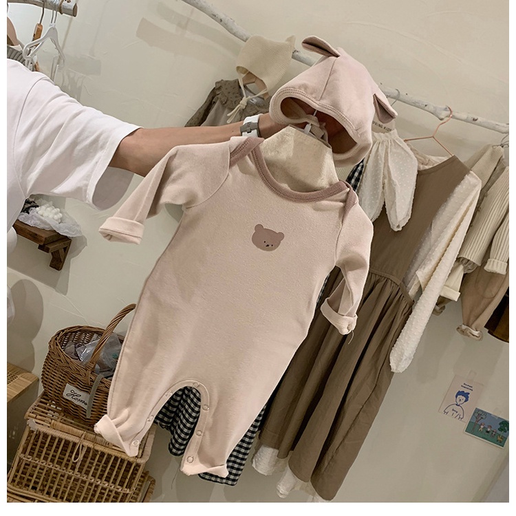 Áo Liền Thân Tay Dài Dành Cho Bé Sơ Sinh 0431