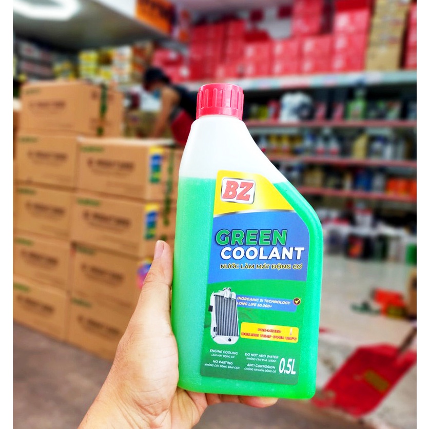 Nước mát BZ Xanh Green Coolant 500ML