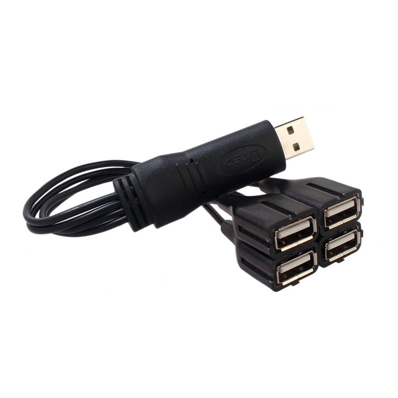 BỘ CHIA 4 CỔNG USB 2.0 CHÍNH HÃNG DTECH DT3020