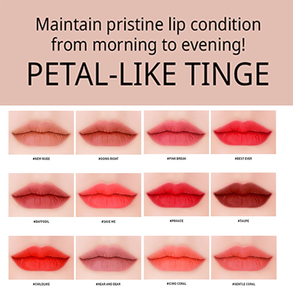 Son kem siêu lì 3CE Velvet Lip Tint #GOING RIGHT (HSD: 28/ 05/ 2021)