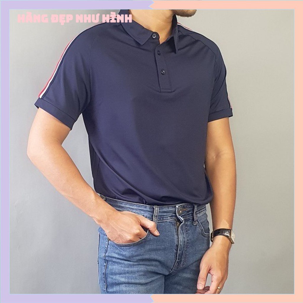 Áo Thun Nam Tay Ngắn | Áo Phông Nam Tay Lỡ Cổ Đứng Thời Trang Cao Cấp A02-19 Center.Shop.20 Center.Shop.10