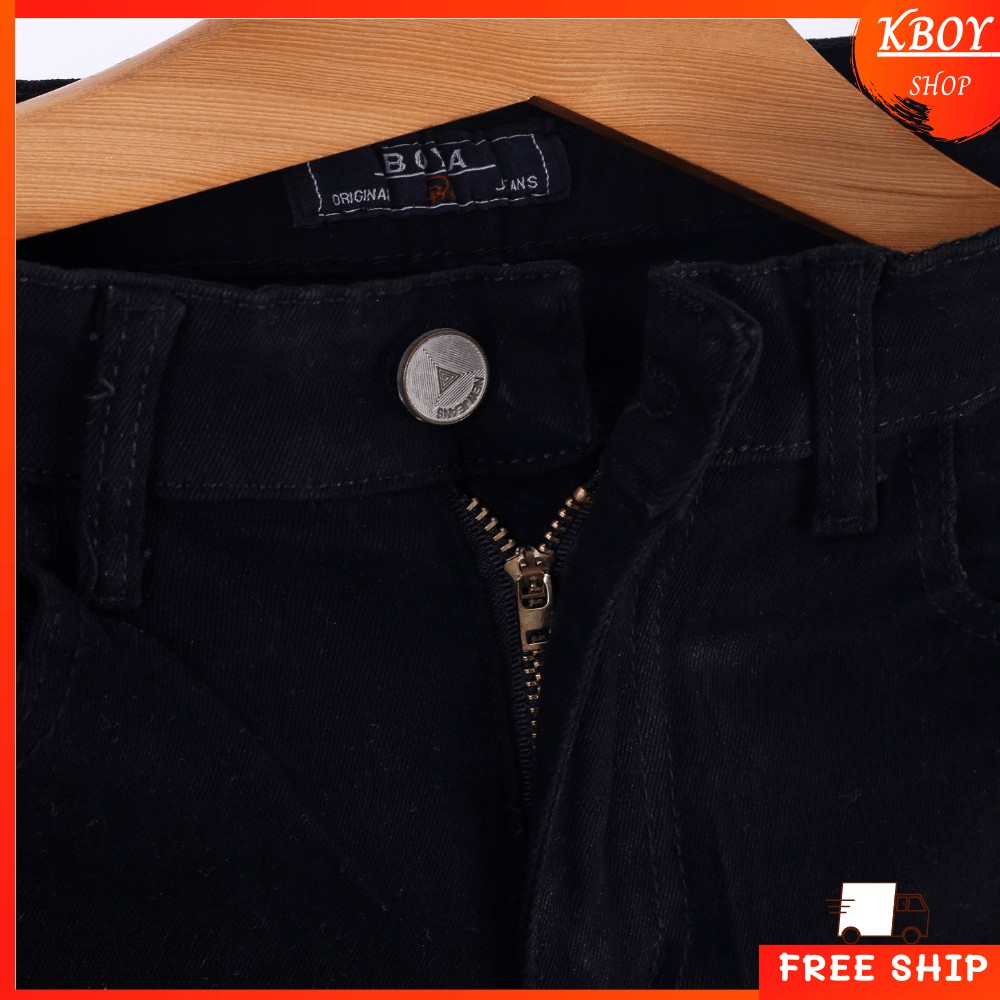 Quần Short Jeans [𝐅𝐑𝐄𝐄 𝐒𝐇𝐈𝐏] Quần đùi jeans nam chất trơn bigsize ba màu trắng/đen/vàng - 007 | BigBuy360 - bigbuy360.vn