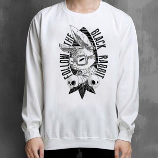 Áo nỉ sweater nam nữ back rabbit có bigsize