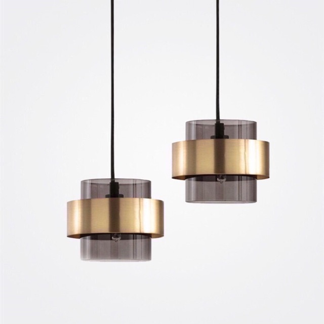 Đèn thả decor chao khói, đèn trang trí