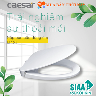 Nắp bàn cầu thường Caesar M221, Chính hãng