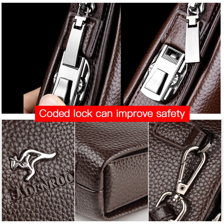 Ví Da Mềm Có Khóa Mã Số Dành Cho Nam