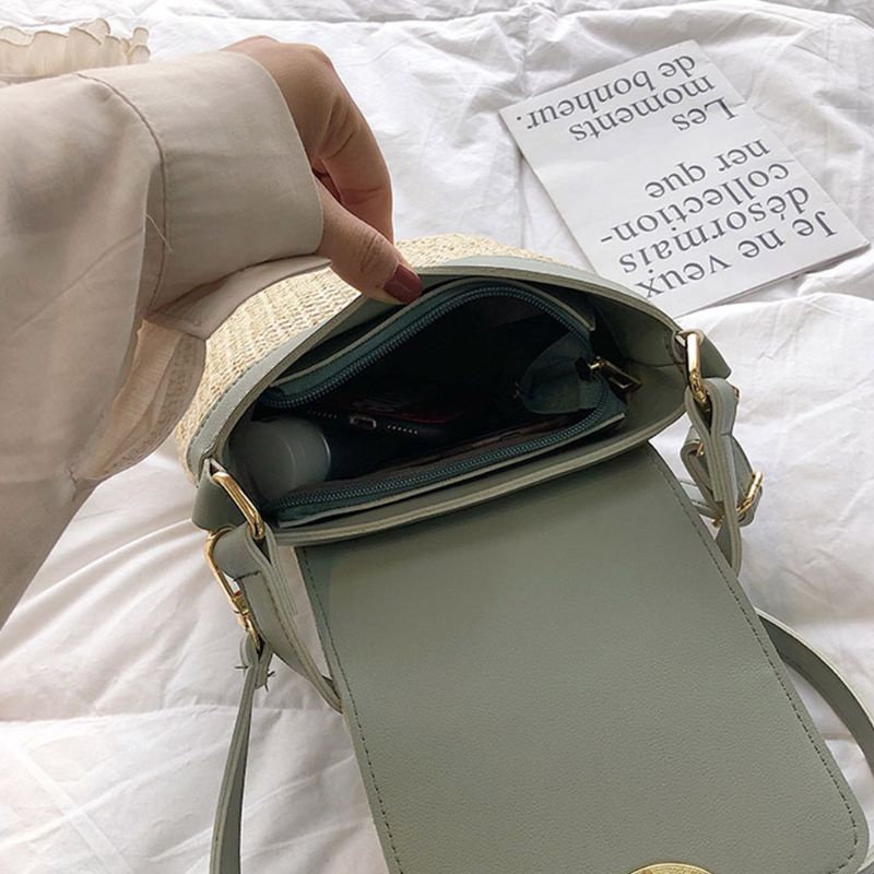 Túi cói Vai Bằng Rơm Thời Trang Sành Điệu Cho Nữ