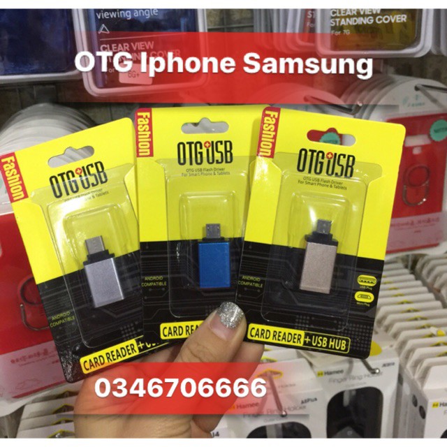 Cáp truyền dữ liệu OTG cho IPHONE/SAMSUNG ♥️