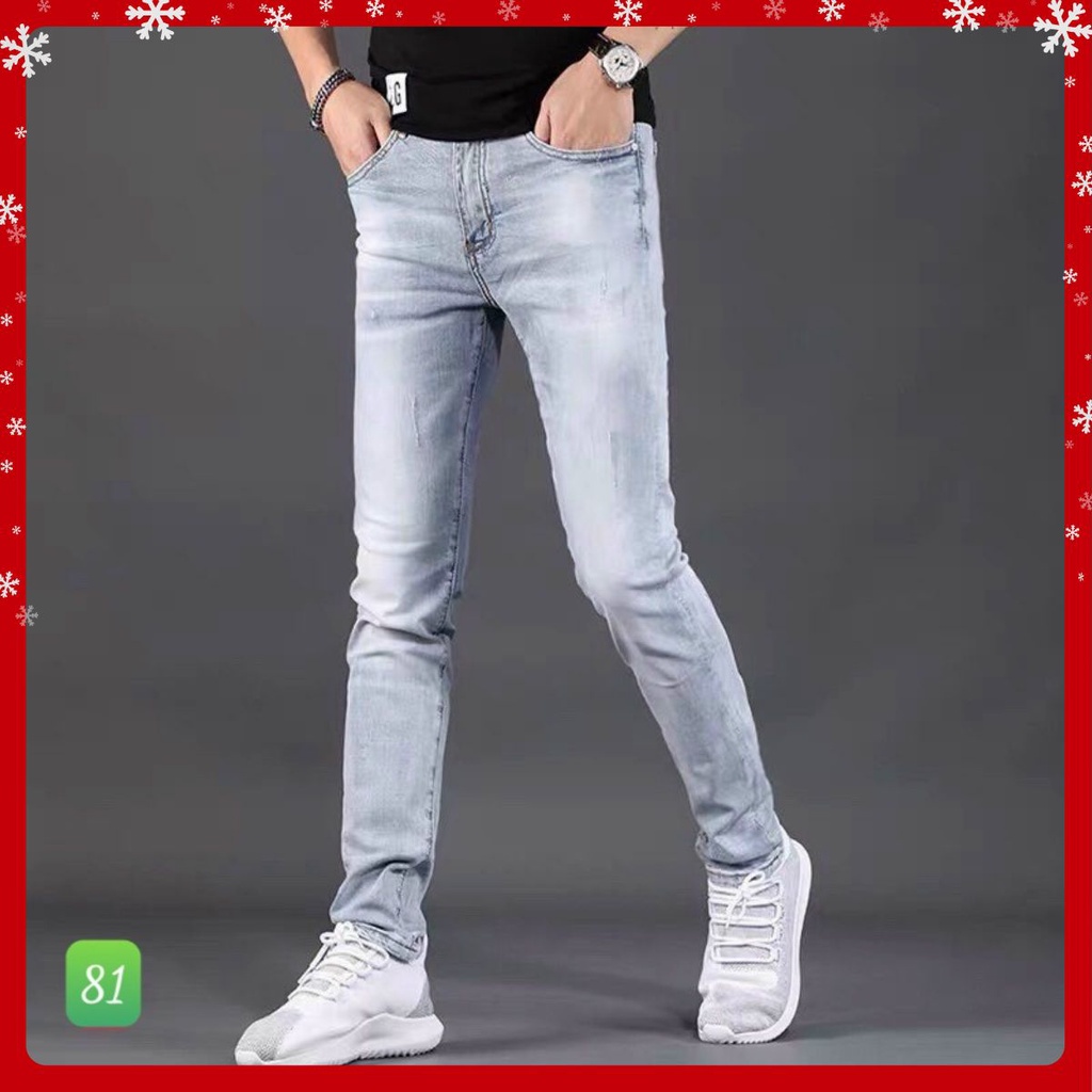 Quần jean nam 💥Freeship💥  Quần Jean Nam, Quần rin chất bò cao cấp Ống Đứng Dáng Cao Basic HA15