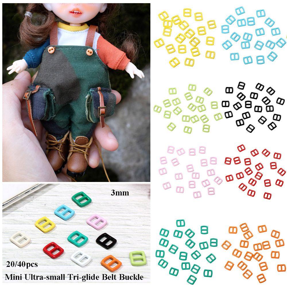 Set 20 / 40 Móc Khóa Mini Linh Hoạt Bent1 Cho Búp Bê Nhồi Bông