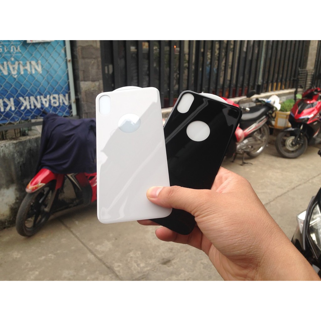 Kính cường lực full mặt sau iPhone X/iPhone 10 cao cấp