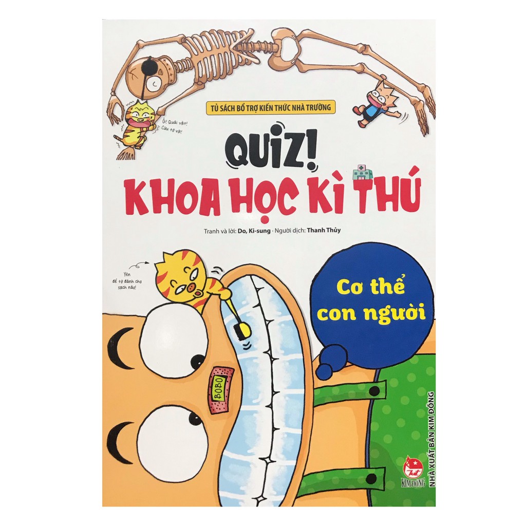 Sách - Quiz ! Khoa học kỳ thú - Cơ thể con người ( khổ nhỏ)