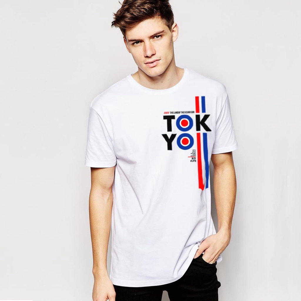 Áo thun ngắn tay HTFashion tokyo japan typography