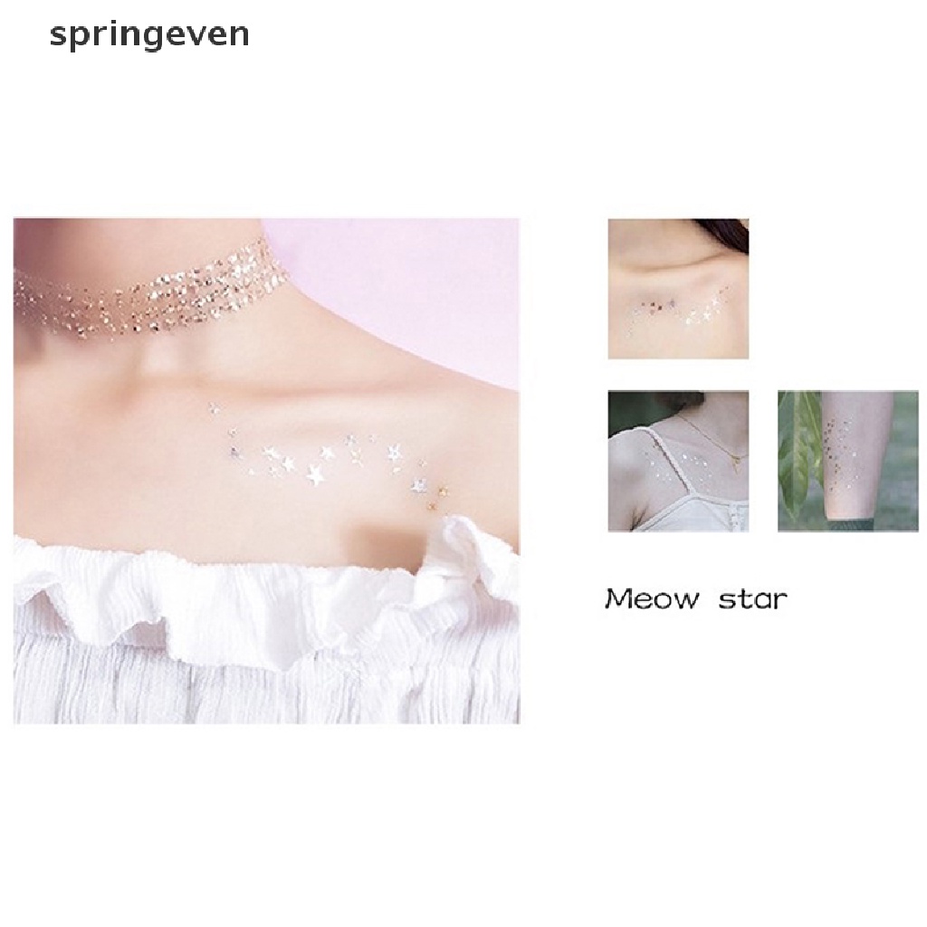 Hình Xăm Dán Họa Tiết Vàng Đồng Chống Thấm Nước Độc Đáo