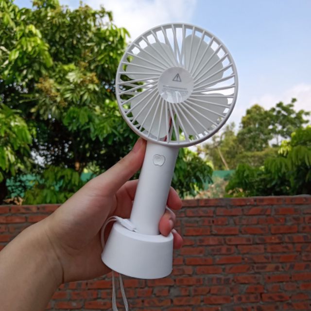 QUẠT CẦM TAY MINI TÍCH ĐIỆN💚FREESHIP💚( CAM KẾT HÀNG CHẤT LƯỢNG, GIÓ MẠNH)