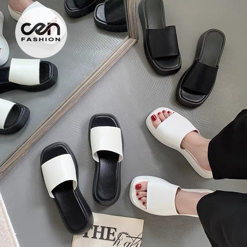 Dép Đế Xuồng Bản To hottrend, Dép Đi Biển CEN FASHION