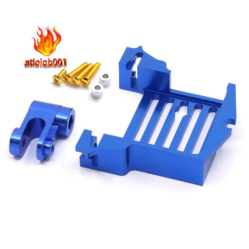 Giá đỡ bằng kim loại màu đen gắn vô lăng xe hơi điều khiển từ xa 1/5 Traxxas XMaxx X-Maxx RC