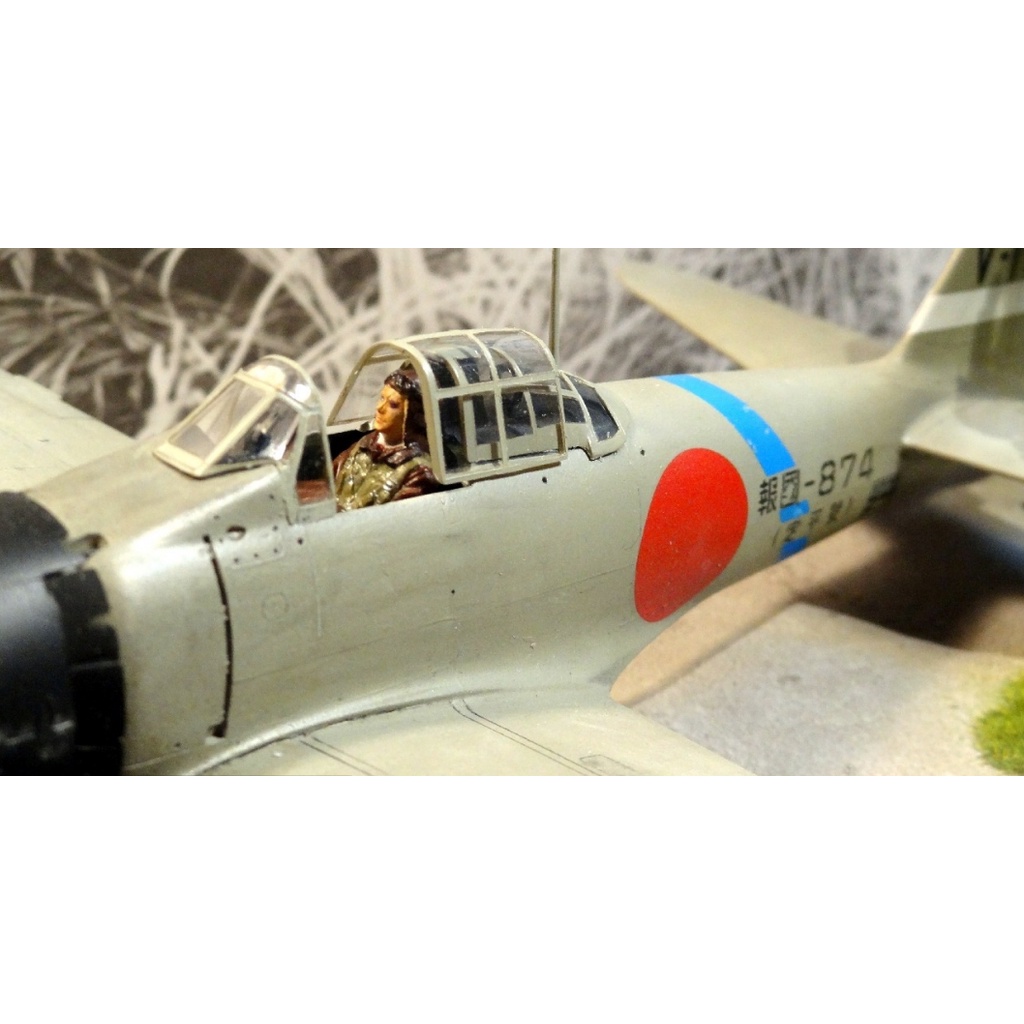 Mô hình lắp ráp máy bay quân sự 1/48 SCALE A6M3 type 32 Zero fighter 61025 TAMIYA - mô hình trưng bày, sa bàn