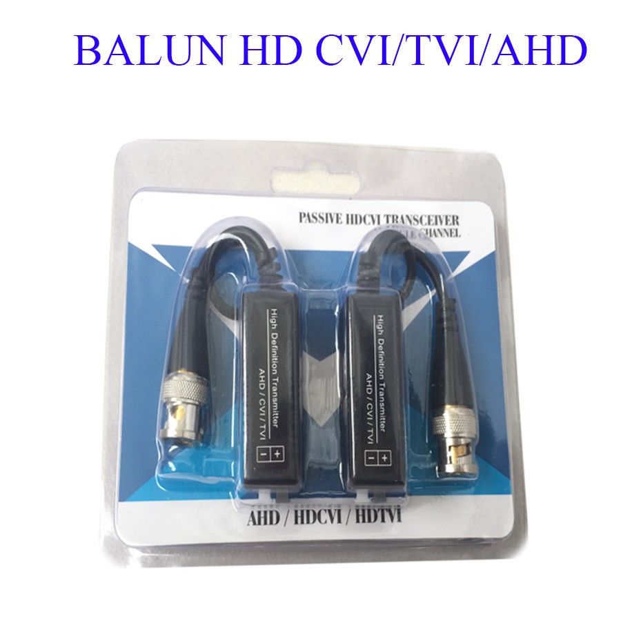 Bộ chuyển đổi video BALUN HDCVI/HDTVI/AHD LOẠI TỐT (1 CẶP 2 CÁI)