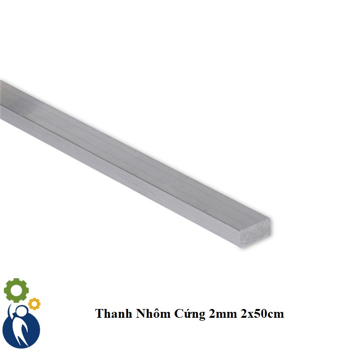 Thanh Nhôm Cứng dày 2mm rộng 2cm dài 50cm