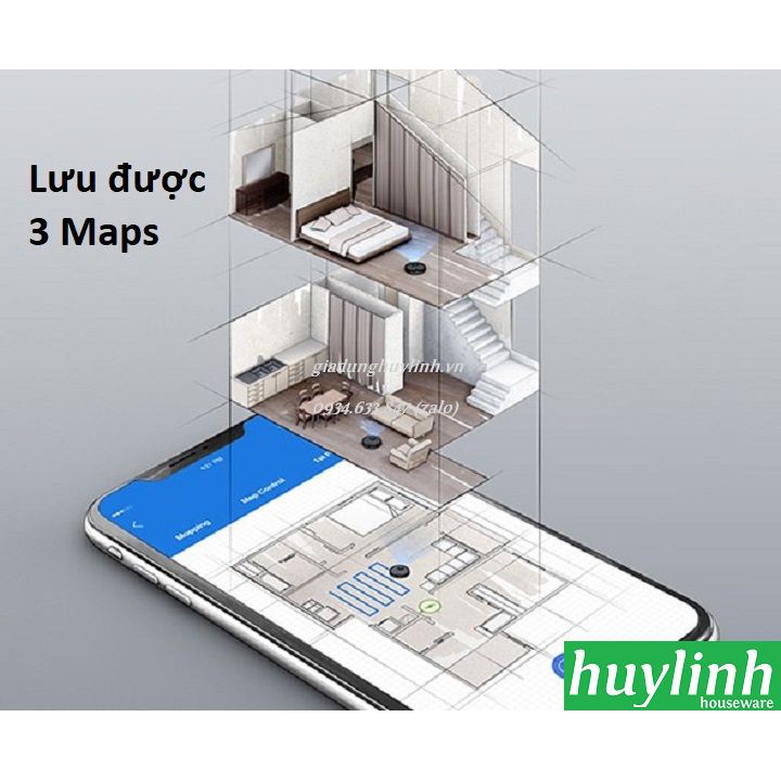 Robot hút bụi lau nhà tự động Probot Nelson A9 Max - Tự động đổ rác - Tặng kèm cân Tanita BC849