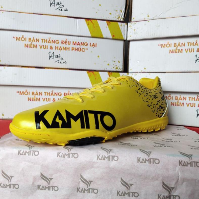 [Chính hãng] Giày đá bóng Kamito SEVILA vàng gold - Giày đá banh Kamito chính hãng po