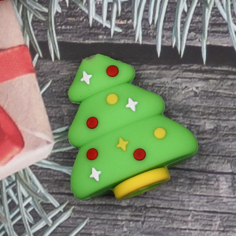Vỏ bọc bảo vệ dây cáp sạc/ tai nghe hình ông già noel dễ thương tiện dụng