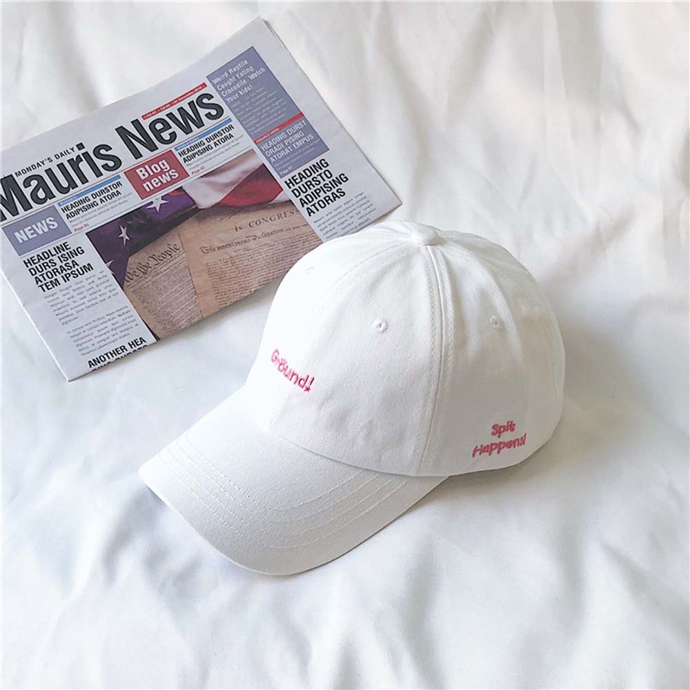 Mũ lưỡi trai thêu chữ BACK2LIFE phong cách hip hop đơn giản nhiều màu sắc